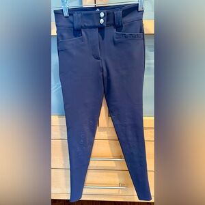Criniere Blue High Compression Riding Breeches, Size Women’s 20.